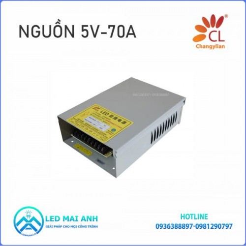 NGUỒN 5V 70A VỎ SẮT